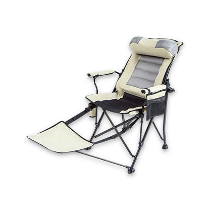 Folding Camping Chair with Footrest, Premium folding camping chair with detachable footrest, available at xStore.qa in Qatar.