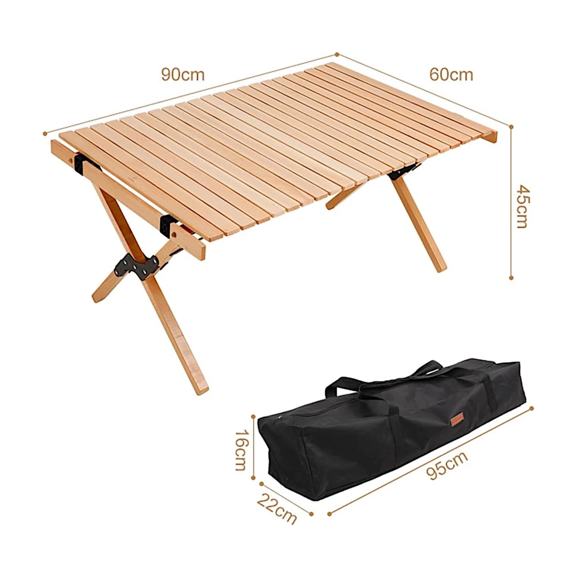 ‫احصل على طاولة خشب قابلة للطي من اكس ستور في قطر.خفيفة ومحمولة، مقاومة للعوامل الجوية، مثالية للتخييم والشاطئ.