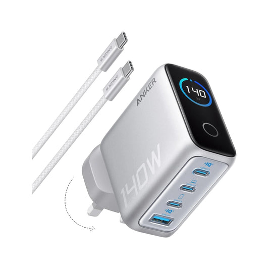Anker 140W 4-Port GaN Fast Charger, Enjoy convenience of powering 4 devices with GaN technology. in Qatar at xStore