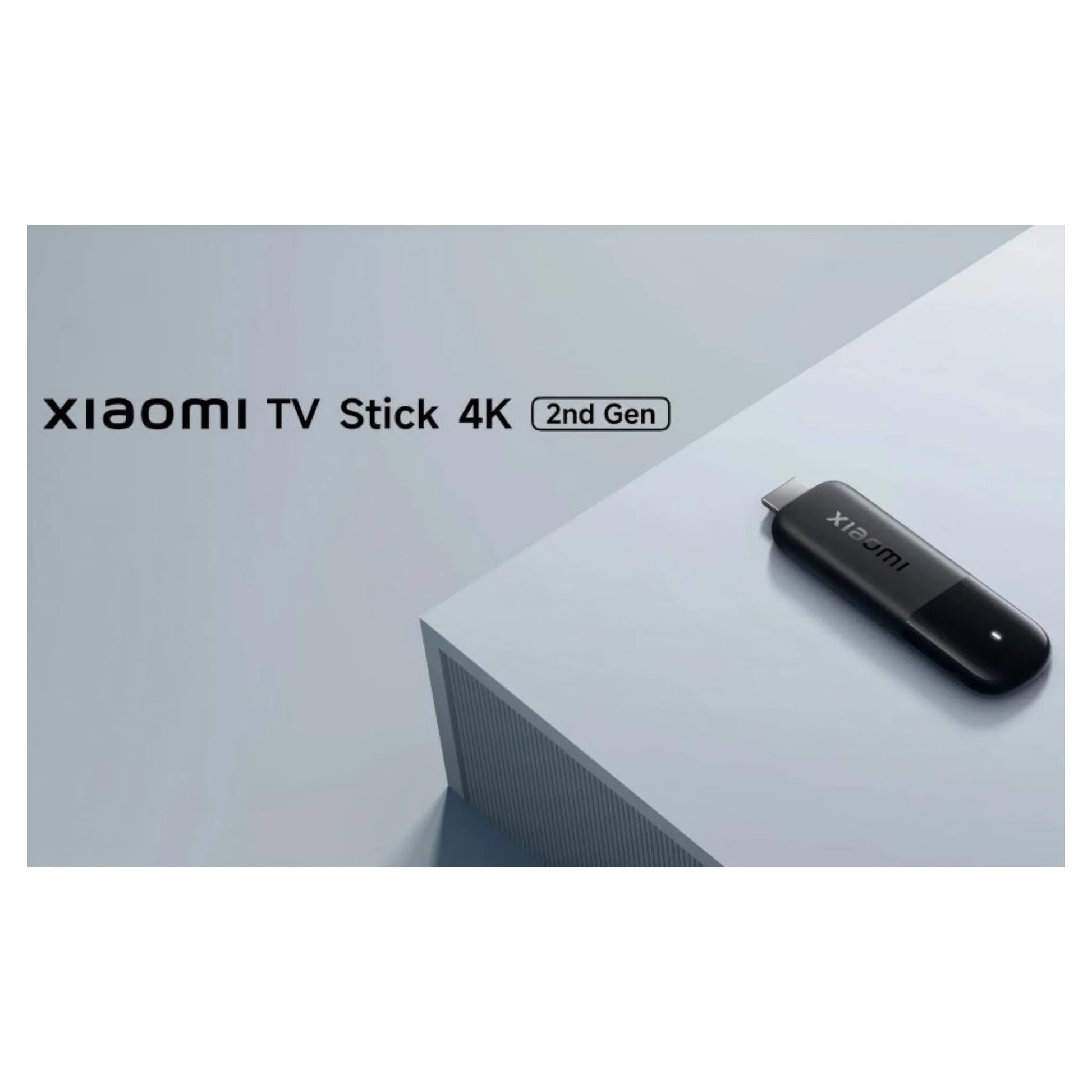 ‫شاومي TV Stick 4K الجيل الثاني‬ من اكس ستور في قطر. مع Google TV ودعم Dolby Vision وWiFi 6. تصميم صغير وخفيف مناسب للسفر.