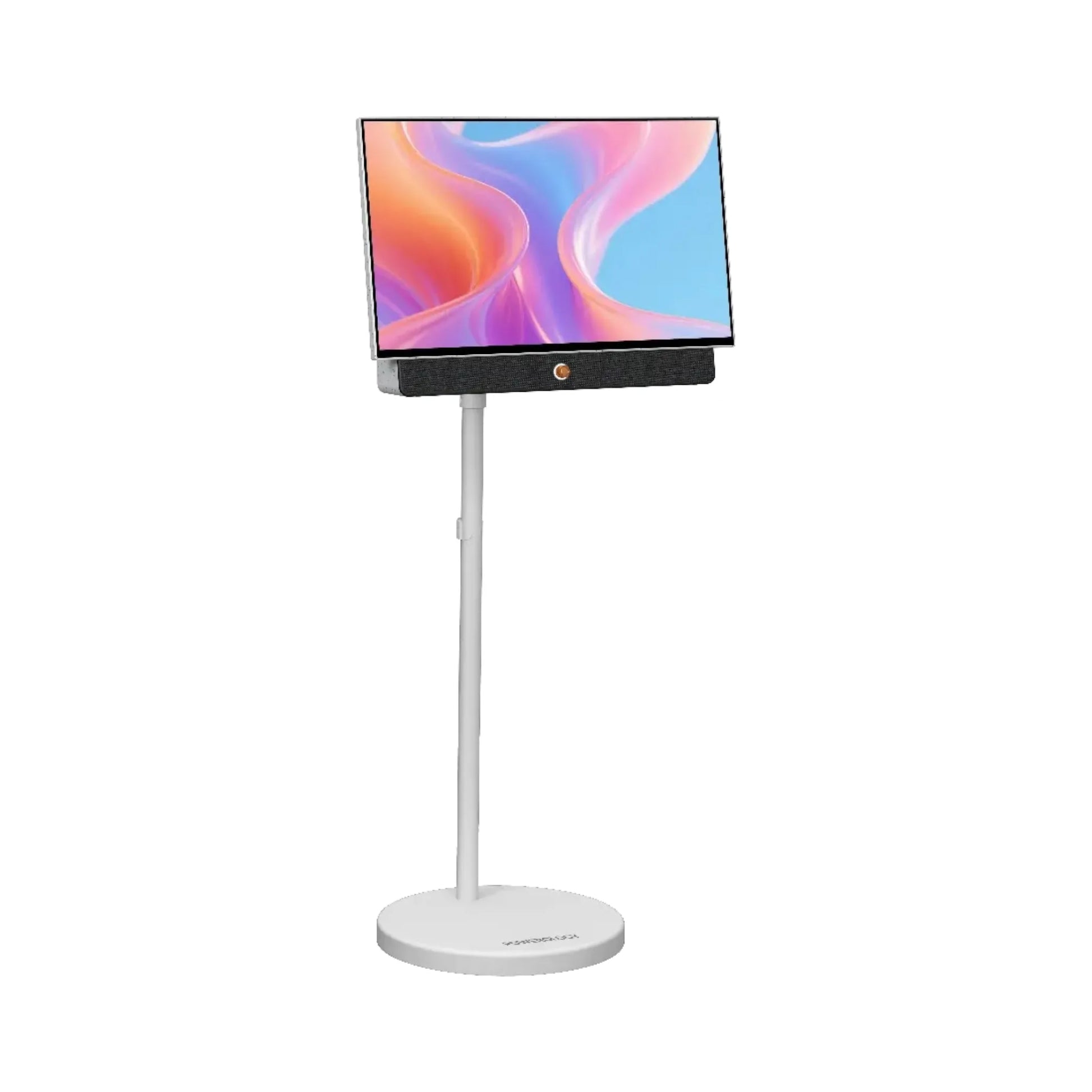 Powerology Portable TV Stand with Wheels 27–40" VESA compatible: 75×75 mm and 100×100 mm. xStore Qatar.