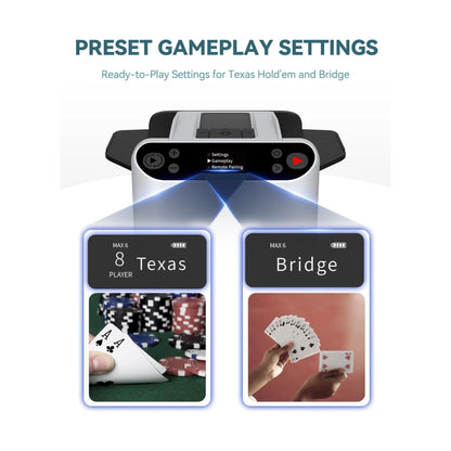 KPAW 2-in-1 Automatic Card Shuffler & Dealer, One-touch operation for smooth, hands-free card handling, at xStore.qa in Qatar. 