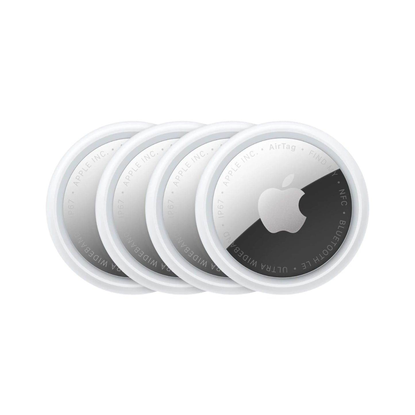 Apple AirTag (2nd Gen) - 4 pack, helps you track your items easily with the Find My app. TaMiMi Projects Qatar.
