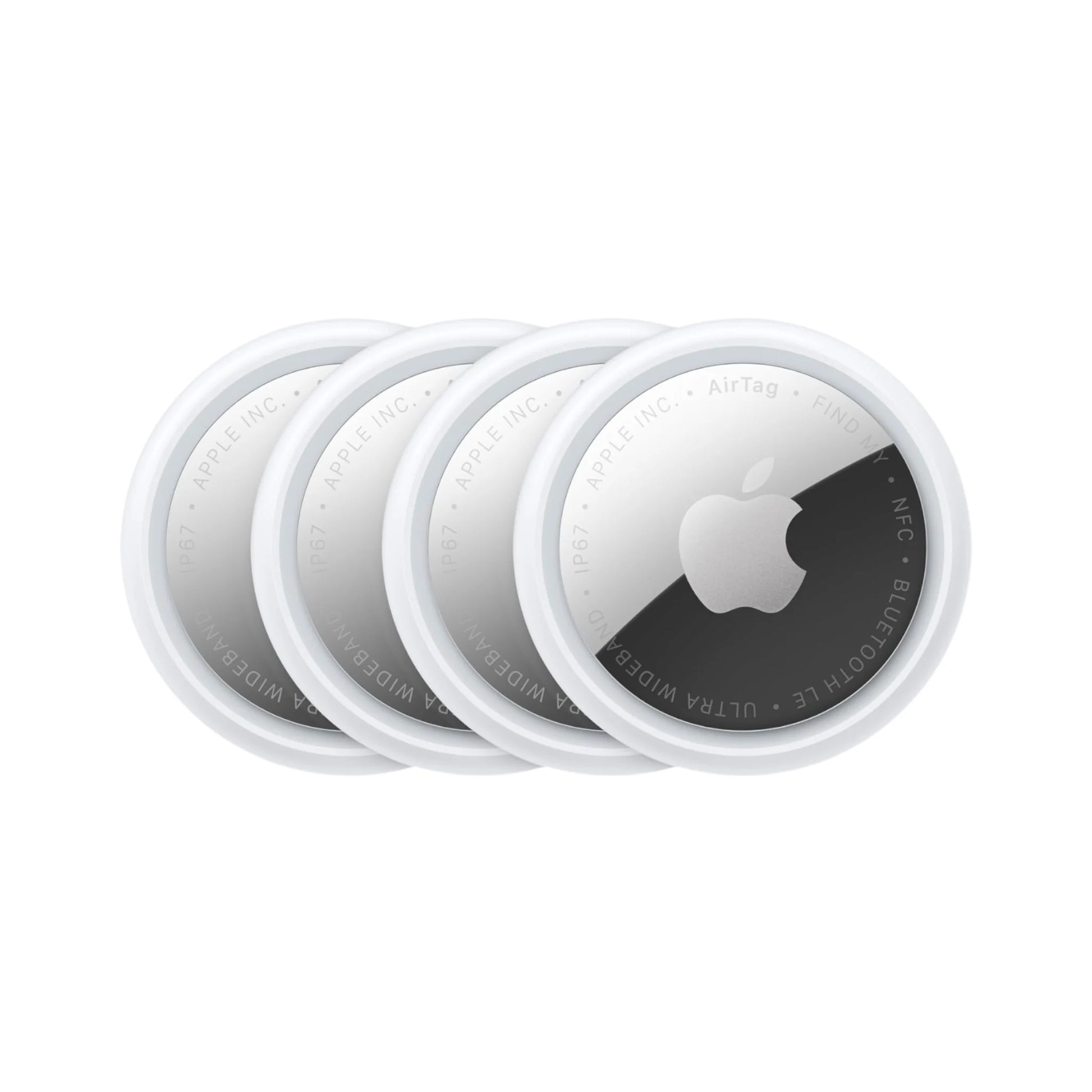 Apple AirTag (2nd Gen) - 4 pack, helps you track your items easily with the Find My app. TaMiMi Projects Qatar.