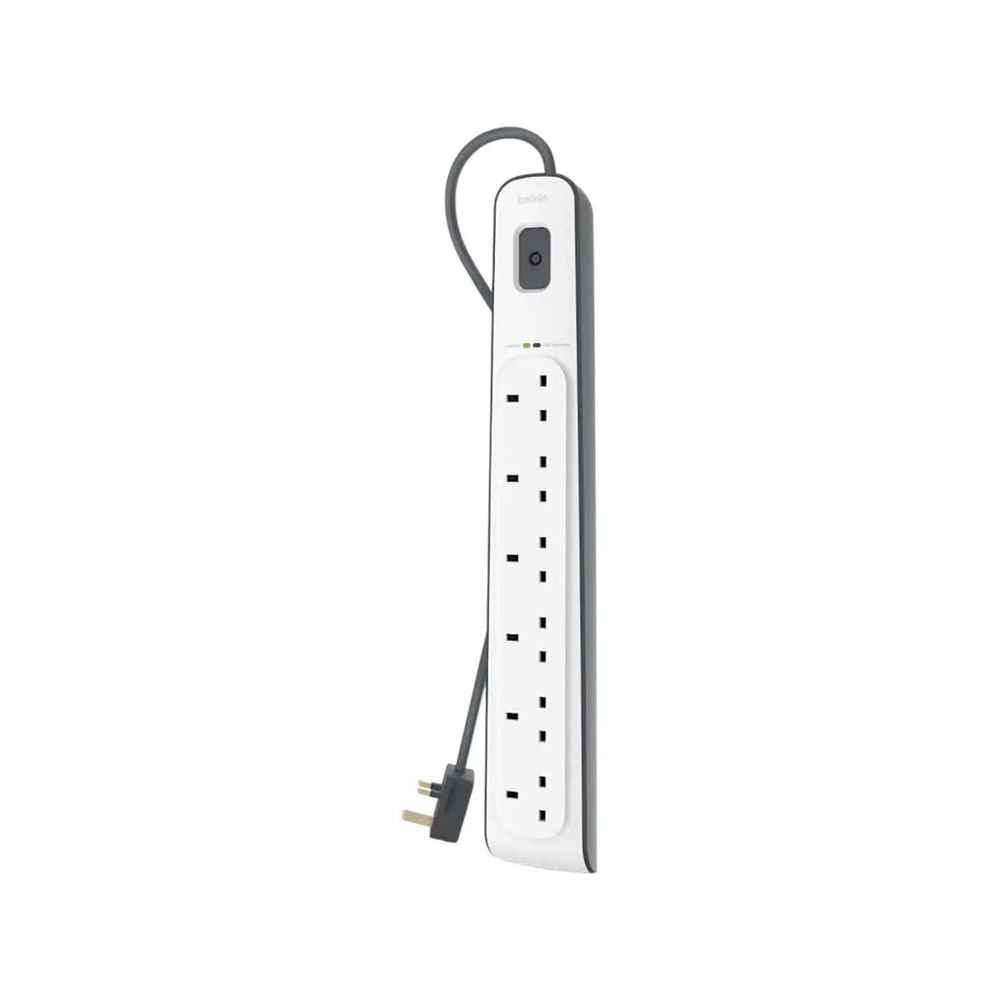 Belkin 6-Way Surge Protection Power Strip
2-meter heavy-duty power cord, Available now from TaMiMi Projects in Qatar.