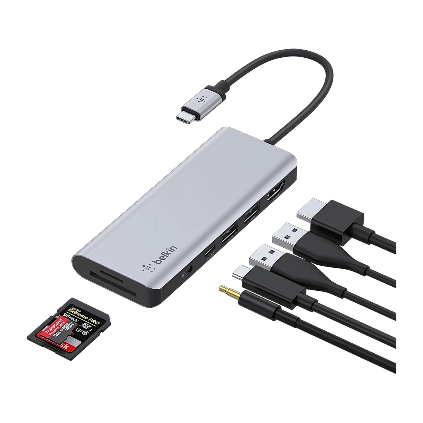‫وصلة بيلكن USB-C ٧ منافذ