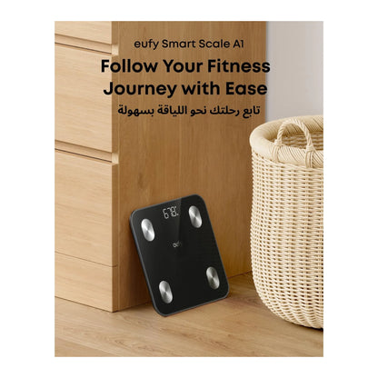 eufy A1 Smart Body Fat Scale, Smart scale fro﻿m eufy for weight & body composition tracking. available at xStore in Qatar.
