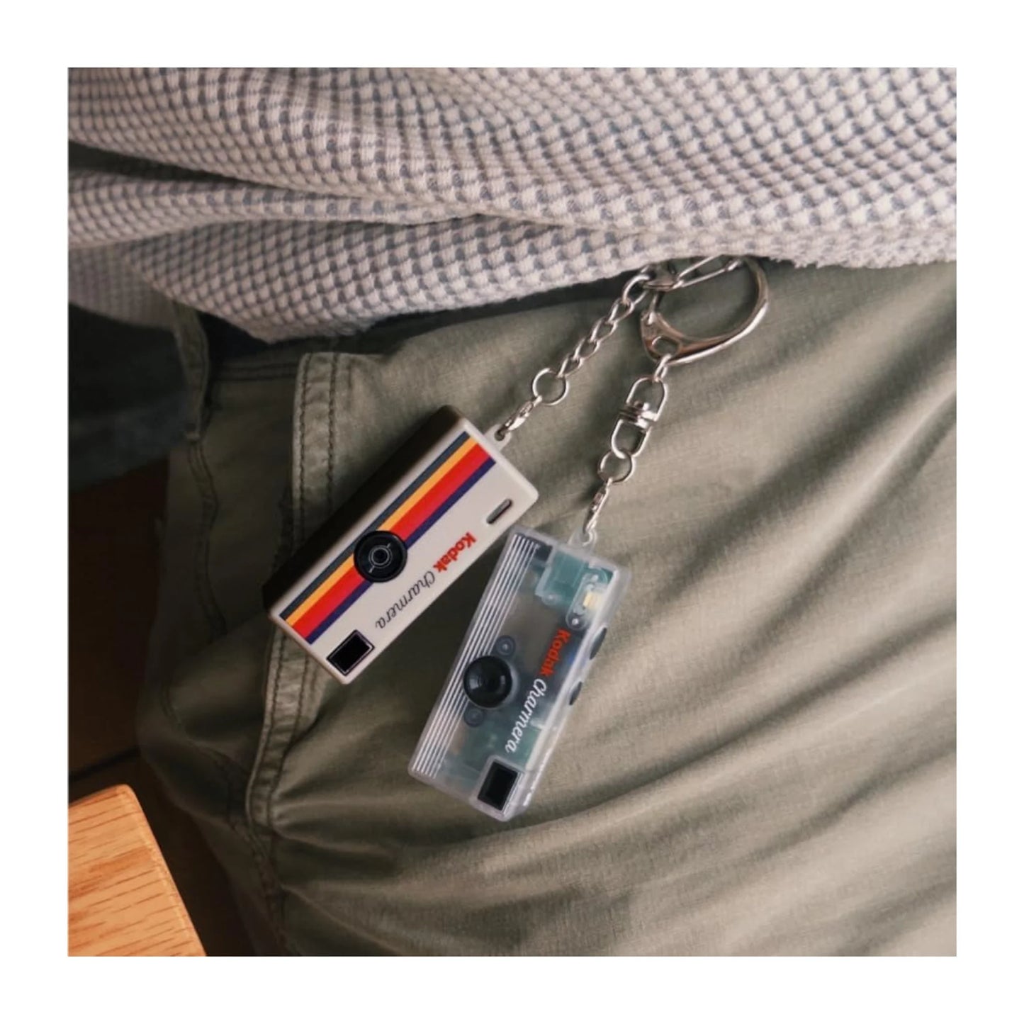 Kodak Charmera Mini Keychain Camera, Ultra-compact size perfect for bags, keys, and daily carry.