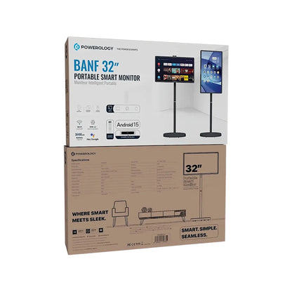 ‫‫احصل علي شاشة ذكية باورولوجي من اكس ستور في قطر. ٣٢ بوصة، Android 15، دقة Full HD، بطارية، واي فاي، بلوتوث، كاميرا مدمجة. . اطلب اونلاين 