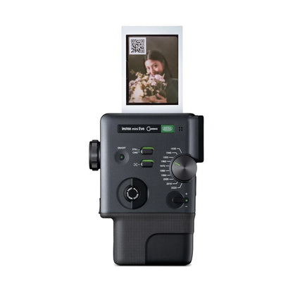 Fujifilm Instax Mini Evo Cinema Instant Camera, 1.54-inch color LCD screen for previewing shots & adjusting settings easily.