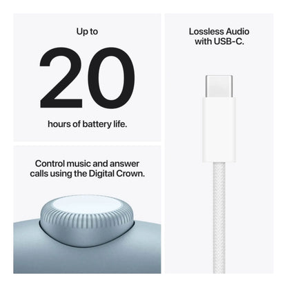 ‫الاصدار الجديد من سماعة ابل AirPods Max 2 - 2026 لدي اكس ستور في قطر، ٢٠ ساعة بشحنة واحدة مع تفعيل إلغاء الضجيج والصوت المكاني.