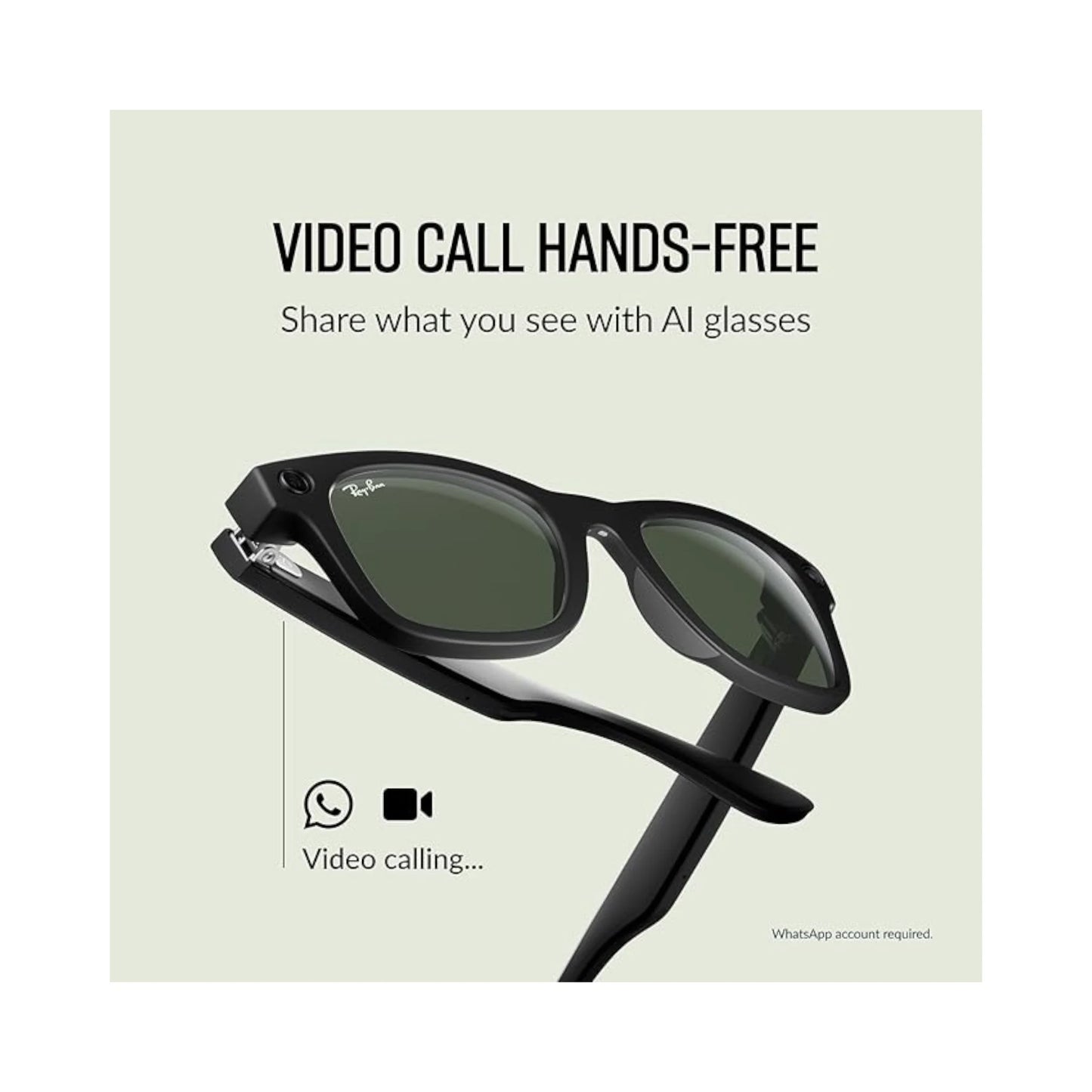 Ray-Ban Meta Wayfarer - Matte Black / Polar Gradient Graphite - Large