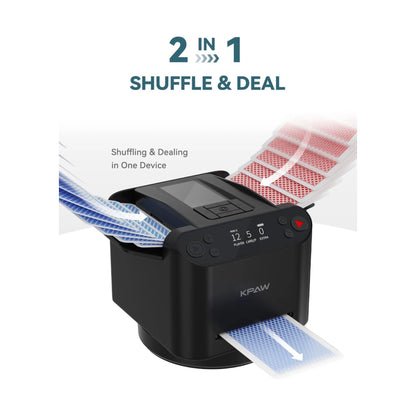 ‫‫احصل على ماكينة ذكية لخلط وتوزيع كروت اللعب أوتوماتيكيًا، من اكس ستور في قطر. تدعم من ٢ ل ١٢ لاعب، محمولة وتمنع الغش. اطلب اونلاين