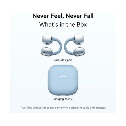 ‫احصل على سماعة هواوي FreeClip 2 من اكس ستور في قطر. تصميم Open-Ear مريح، بطارية حتى ٣٨ ساعة، مكالمات واضحة، مقاومة IP57. 