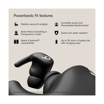 ‫احصل على سماعة بيتس فت من اكس ستور في قطر. إلغاء الضوضاء، مقاومة عرق IPX4، بطارية حتى ٣٠ ساعة متوافقة مع Apple وAndroid.!