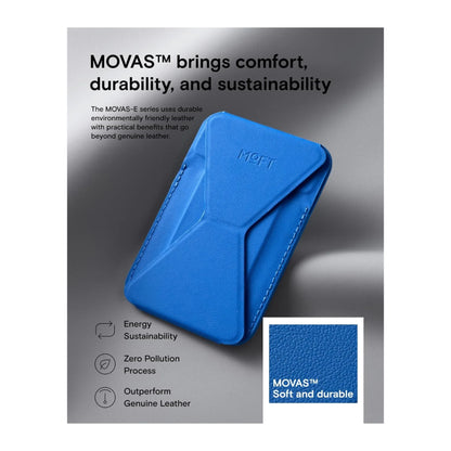 Get MOFT Magnetic Wallet Stand - MagSafe in Sapphire, comfort on any surface. Available Now From xStore.qa in Qatar.  