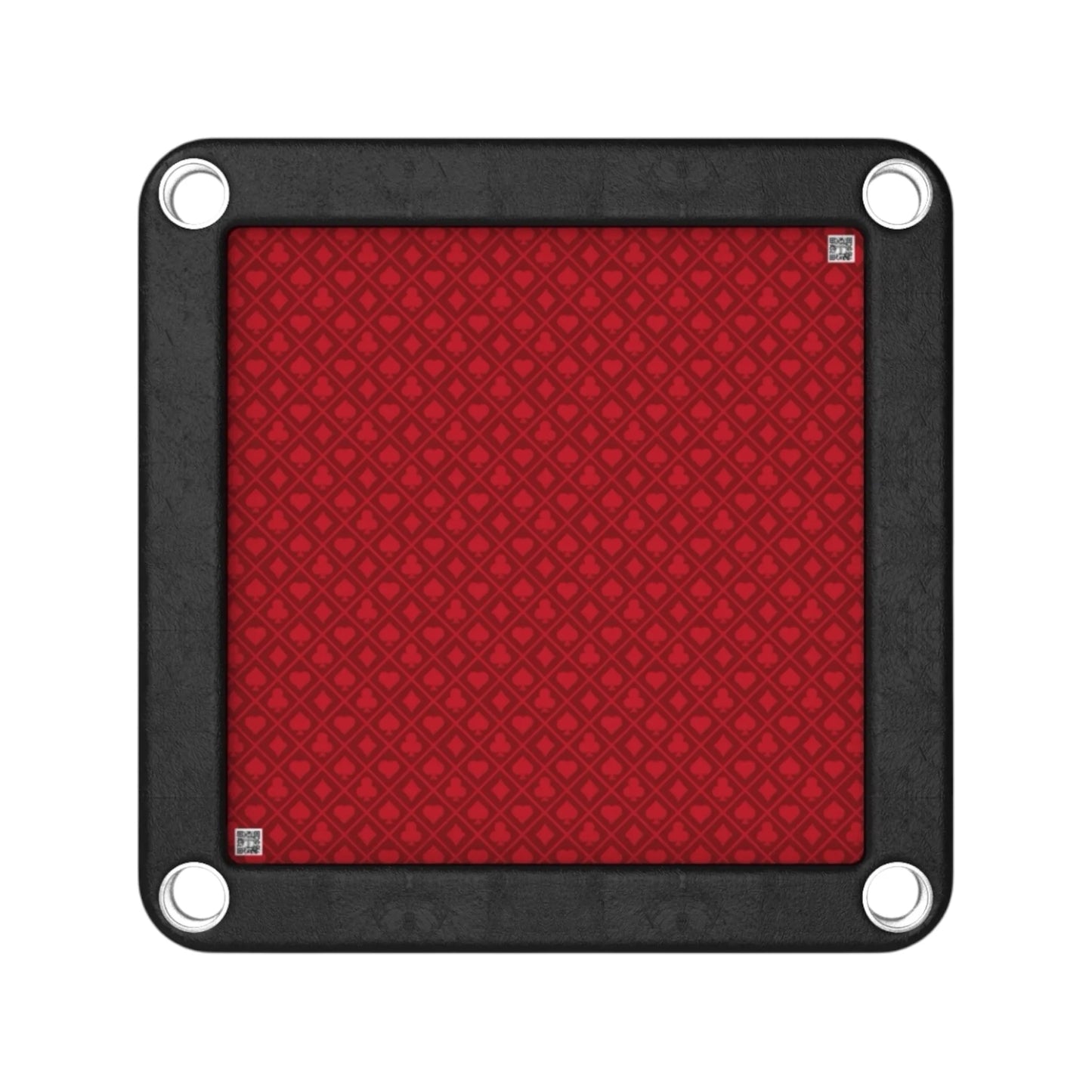 ‫طاولة الورق المربعة بتصميم أنيق، خشب عالي الجودة وأرجل معدنية متينة، حواف جلدية منحنية، قابلة للطي، لدي اكس ستور في قطر‬