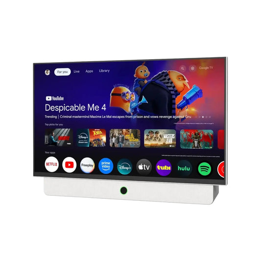 شاشة ذكية محمولة باورولوجي 27 إنش مع سماعات ومقبض حمل –  اكس ستور في قطر