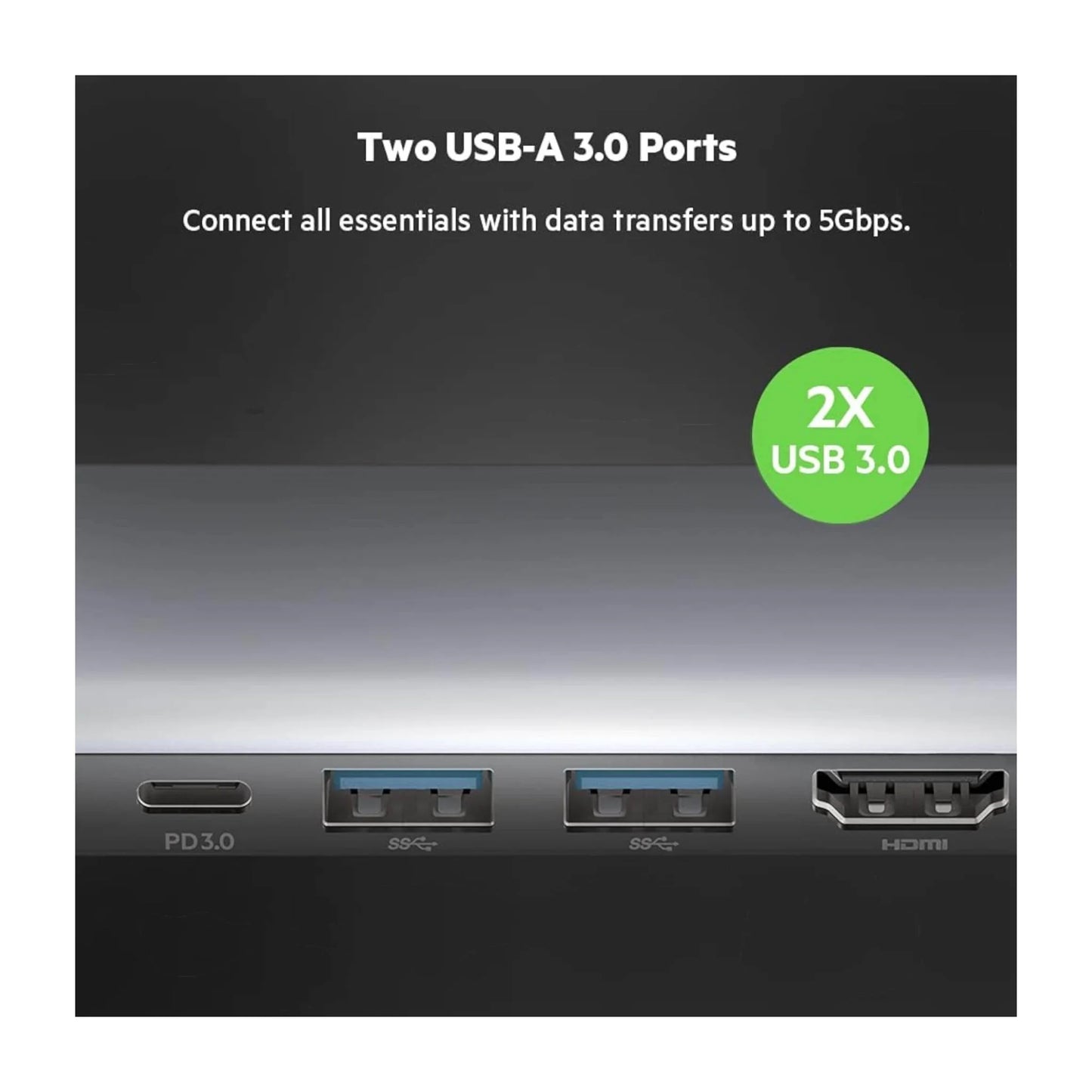 ‫وصلة بيلكن USB-C ٧ منافذ