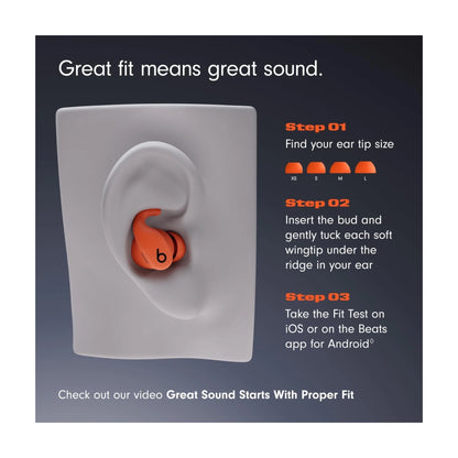 Powerbeats Fit Wireless Fitness Earbuds at xStore in Qatar, Active Noise Cancelling (ANC) Sweat & water resistant with IPX4 rating