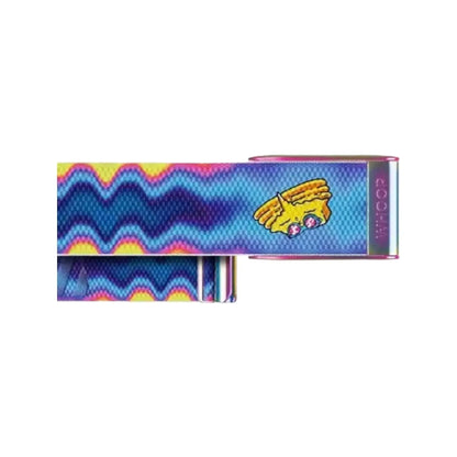 Neon Butter SuperKnit Band for Whoop, vibrant and durable knit band with a floral design, from xStore in Qatar.