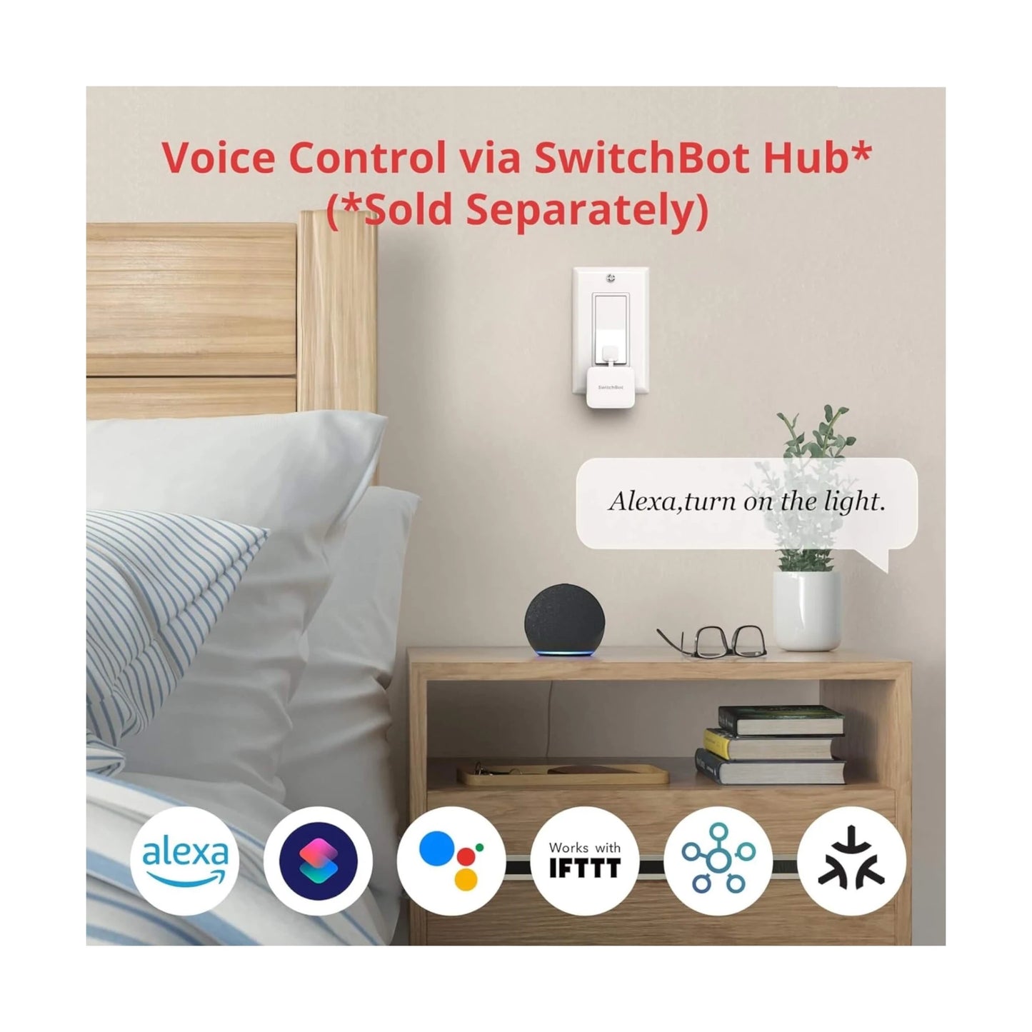 SwitchBot Smart Switch Button Pusher at xStore, Qatar, A small device that presses any button or switch automatically without wiring.
