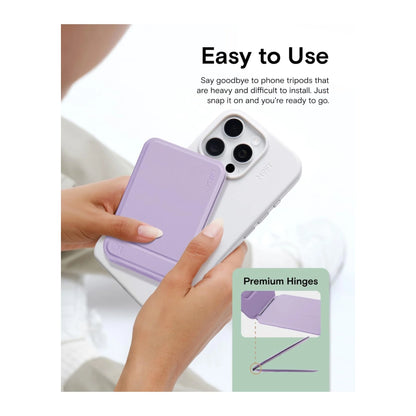 Get MOFT Phone Tripod Stand - Magsafe at xStore in Qatar, comfort on any surface, Precise angle adjustment for multi-scenario.