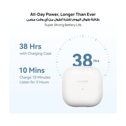 HUAWEI FreeClip 2 From xStore in Qatar, with a comfortable open-ear design, Advanced AI call noise cancellation.