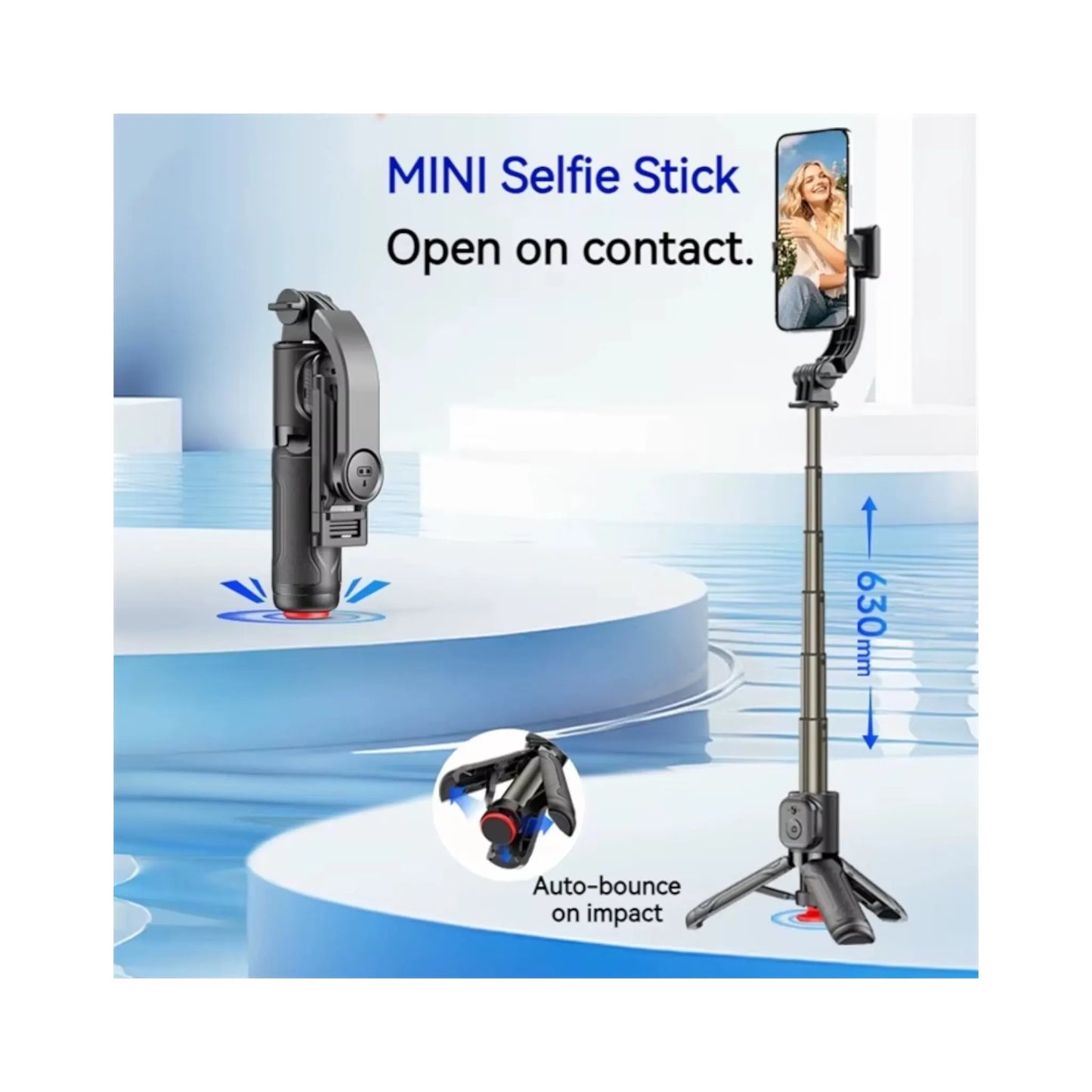 ‫‫احصل على عصا سيلفي للجوال من اكس ستور في قطر. زاوية 360 للتصوير طولي وعرضي، قابل للطي، مثالي للسفر وصناعة المحتوى. اطلب اونلاين، 