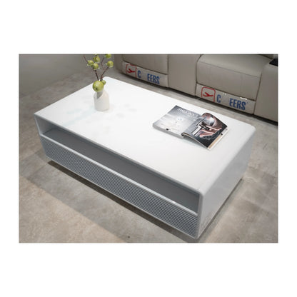 طاولة ذكية مزودة بدرجين تبريد بسعة إجمالية ١٣٥ لتر للمشروبات والوجبات الخفيفة متوفرة لدى اكس ستور في قطر