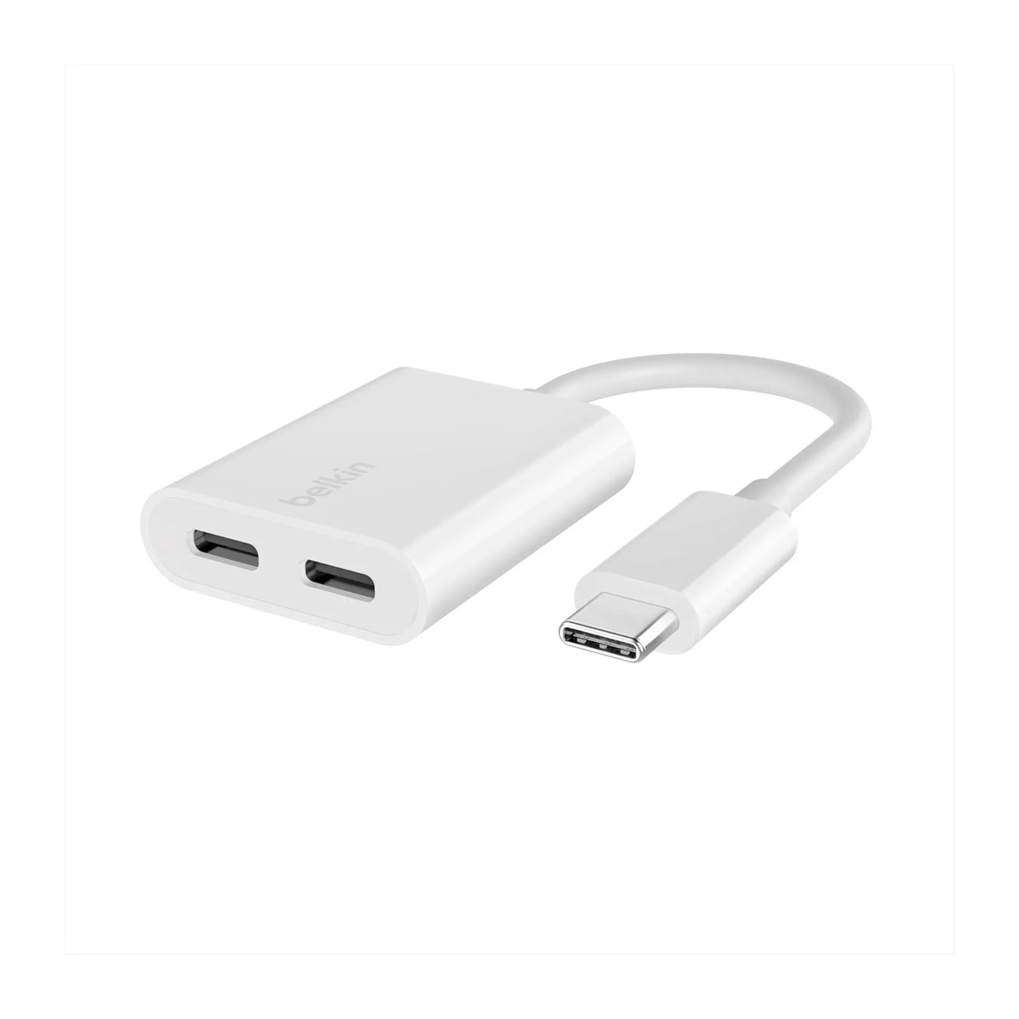 Belkin USB-C Audio + Charge Adapter - White