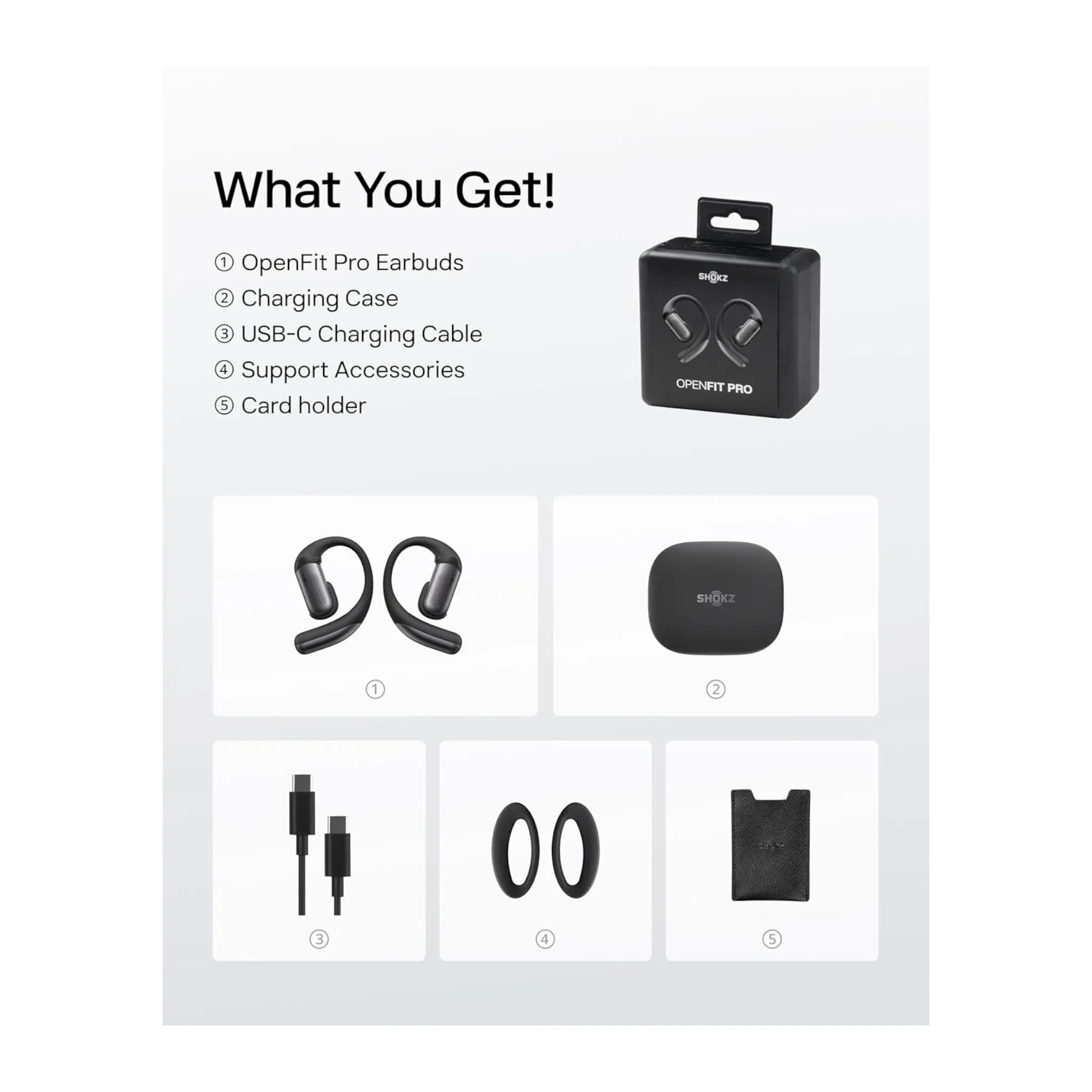 Shokz OpenFit Pro - Black