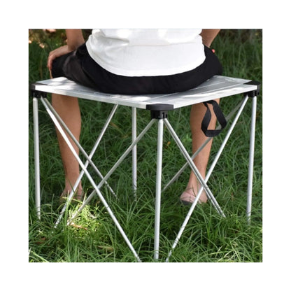 ‫احصل على طاولة قابلة للطي من اكس ستور في قطر. تصميم خفيف ومتين من الألومنيوم، مقاومة للماء والخدوش، للتخييم والرحلات.