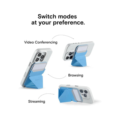 MOFT magnetic wallet stand, with angle adjustment & Magsafe, for iPhone 12/13/14/15/16. Available at xStore.qa in Qatar.