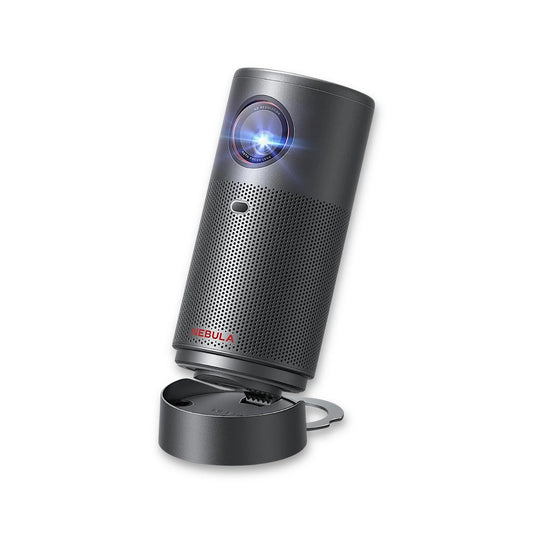 NEBULA Capsule Air Google TV Projector, Up to 2 Hours of Built-In Playtime, Available Now From xStore.qa in Qatar. 