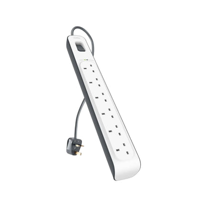 ‫ احصل على مشترك بيلكن ٦ منافذ مع سلك ٢ متر من اكس ستور في قطر. حماية ٦٥٠ جول من اندفاع التيار، للاستخدام المنزلي والمكتبي. اطلب أونلاين 