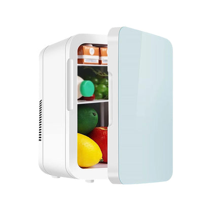 Portable Mini Fridge - Cooling & Heating, 8L capacity for drinks, food, and cosmetics, Available Now From xStore.qa in Qatar. 