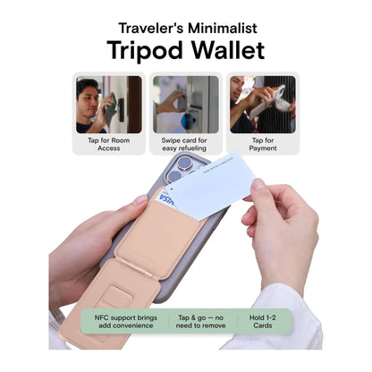 Get MOFT Phone Tripod Stand - Magsafe at xStore in Qatar, comfort on any surface, Precise angle adjustment for multi-scenario.