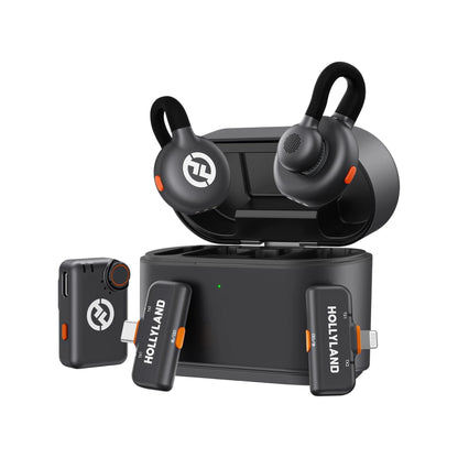 Hollyland Lark M2S Ultimate Combo Mic, Includes 3 receivers (Camera + USB-C + Lightning). xStore in Qatar.