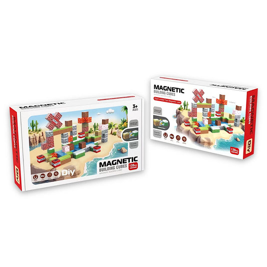 Minecraft Magnetic Building Blocks Set - 120 Pieces, Available Now From xStore.qa in Qatar. 