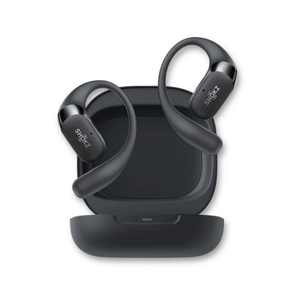 Get SHOKZ OpenFit 2+ in Black Available Now From xStore.qa in Qatar, Up to 11 hours of playtime, 48 hours.