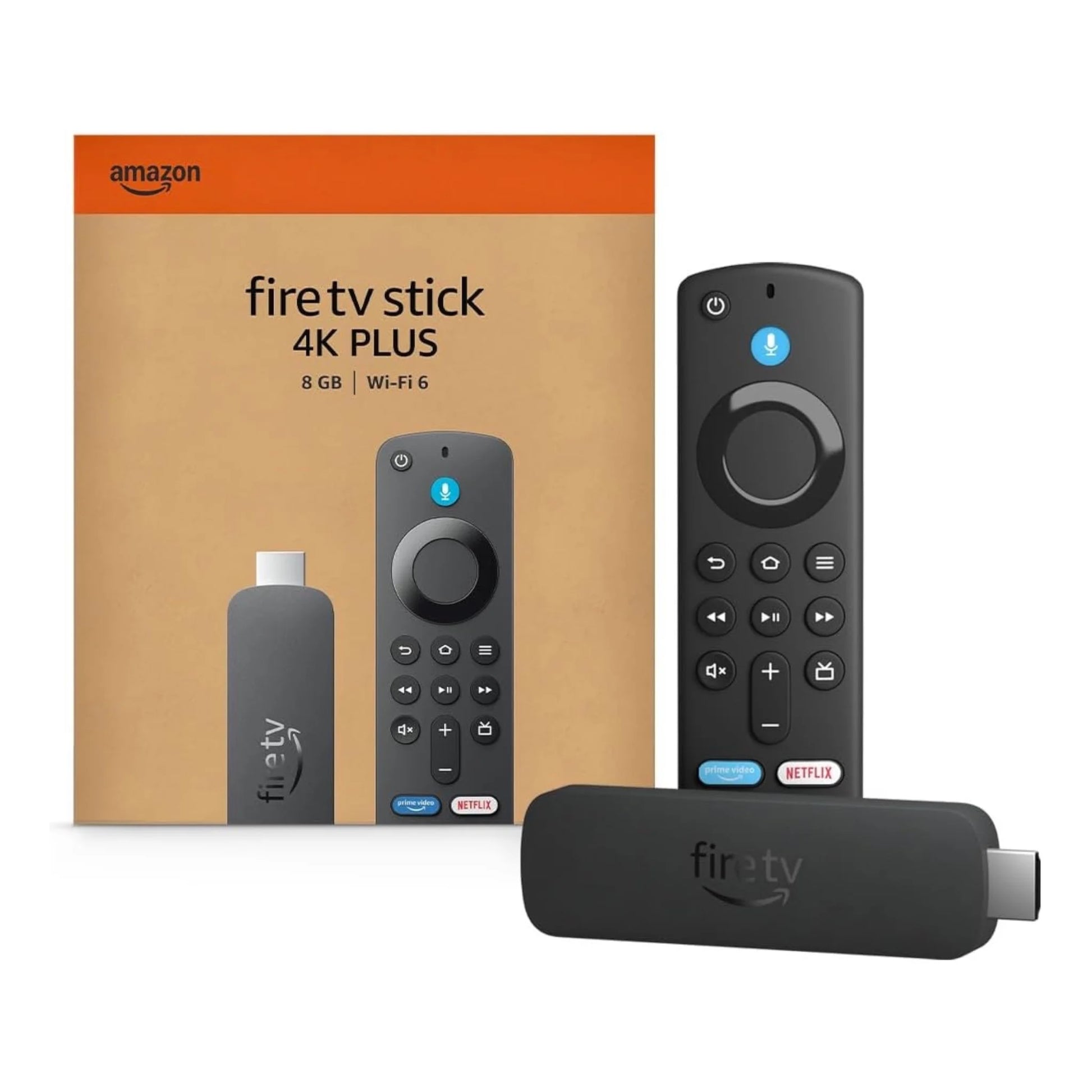 ‫‫امازون Fire TV Stick 4K Plus من اكس ستور في قطر. لمشاهدة 4K مع Alexa وWi-Fi 6 سهل التركيب، تحكم في الأجهزة الذكية بالمنزل بسهولة.