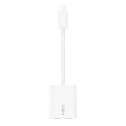 Belkin USB-C Audio & Charge Adapter at xStore in Qatar. Supports up to 60W Power Delivery fast charging. For iPhone, iPad & Android.