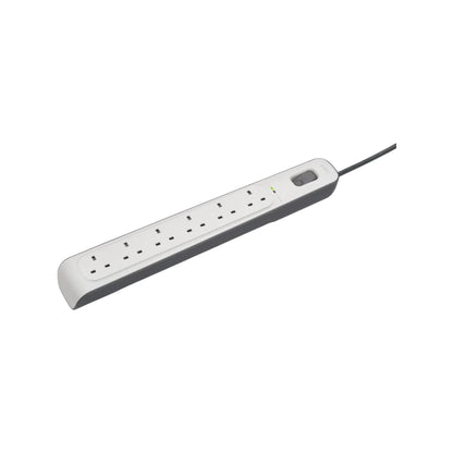 Belkin 6-Way Surge Protection Power Strip
2-meter heavy-duty power cord, Available now from TaMiMi Projects in Qatar.