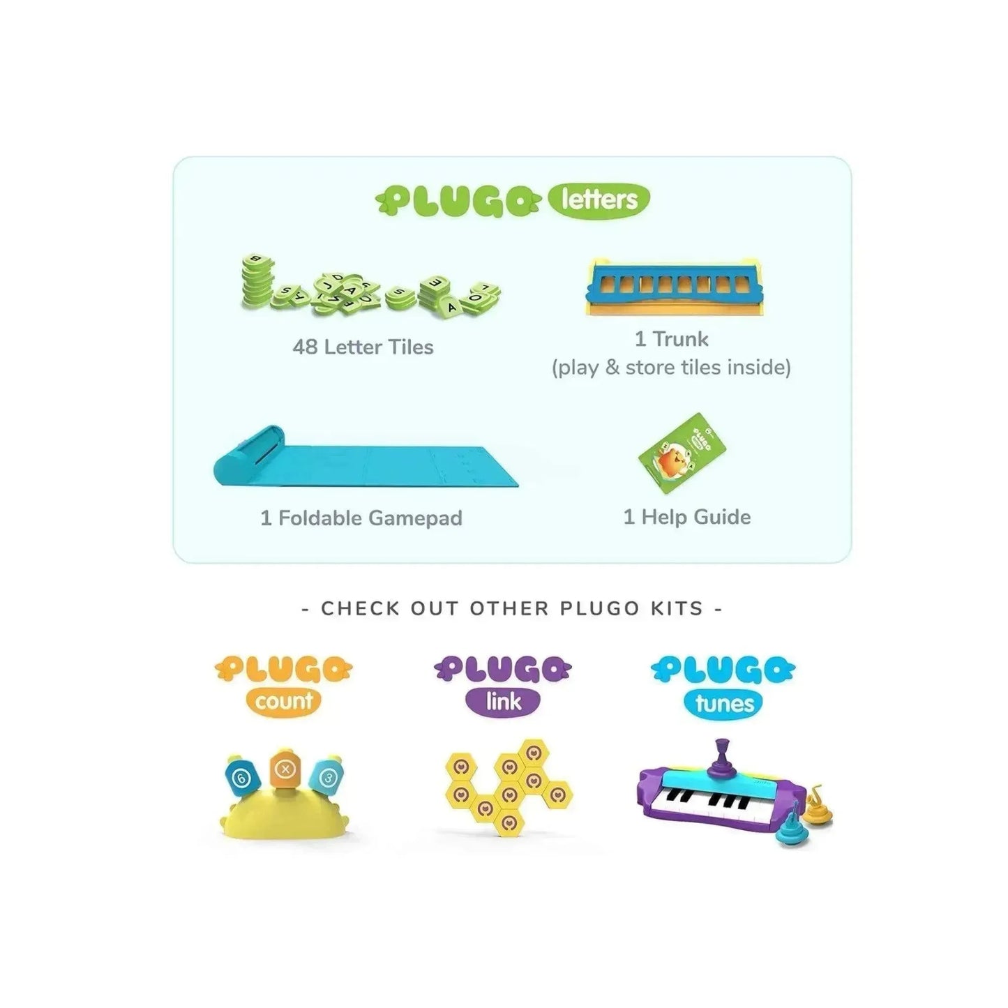 Shifu Plugo Letters, interactive word-building game for kids, enhances vocabulary and spelling skills, from xStore in Qatar.