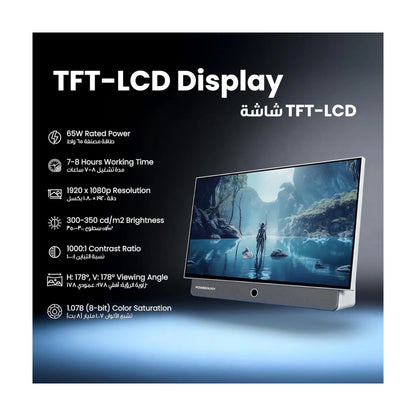 تلفزيون ذكي محمول 27 إنش باورولوجي يدعم نتفلكس وواي فاي –  اكس ستور في قطر