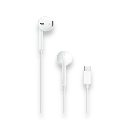 Apple EarPods USB-C Connector, wired earphones delivering clear audio, available now from xStore.qa in Qatar. 