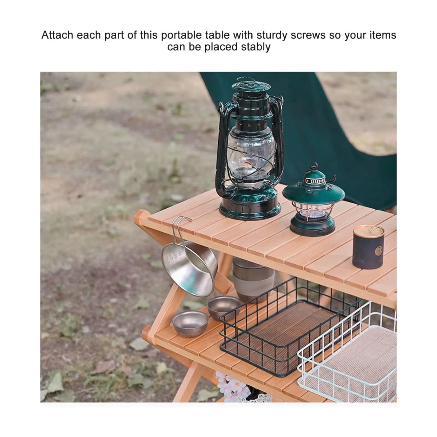 ‫‫احصل على رف تخزين خشبي قابل للطي من اكس ستور في قطر. تصميم خفيف ومتين من خشب الزان الصلب بجودة عالية.