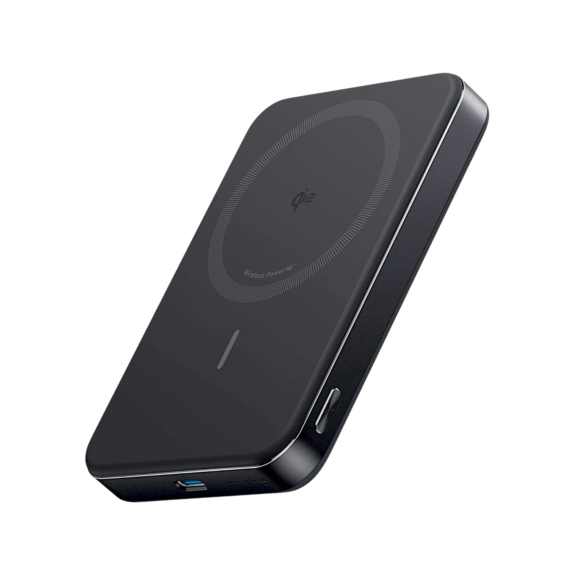 Anker MagGo Power Bank ultra-slim and portable, measuring 0.58 inches thick with 10,000mAh capacity, at xStore.qa in Qatar.