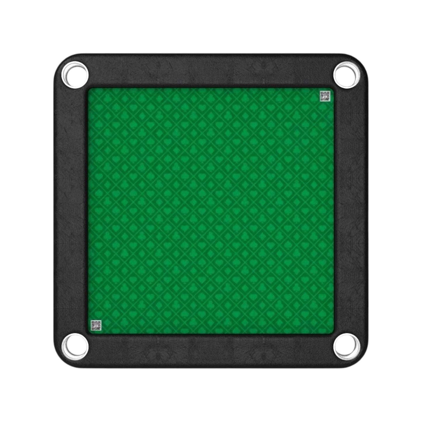 Square playing card table, folding legs, handcrafted, quality materials, cup holders, spill-proof surface, from xStore in Qatar.